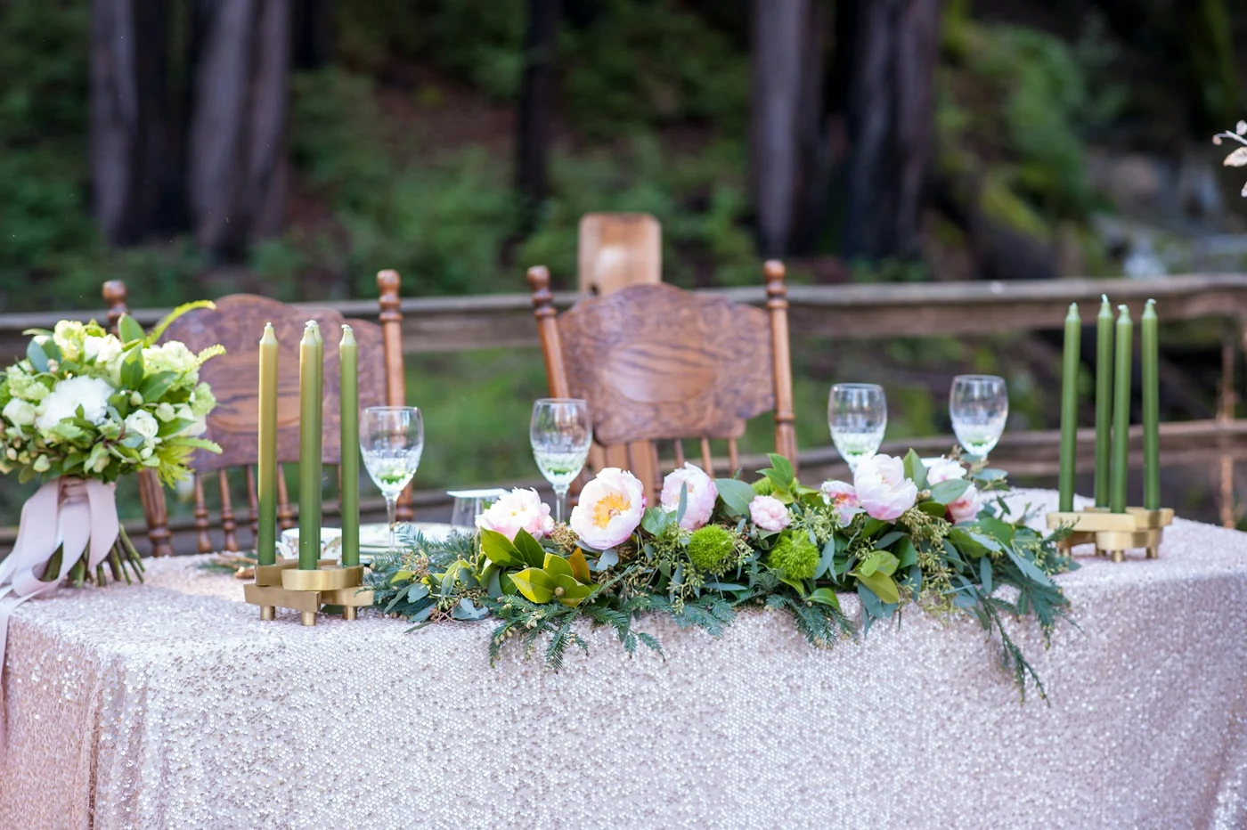 A wedding celebration in warm, natural light